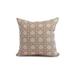 Simply Daisy 18 x 18 Rattan Geometric Geometric Print Outdoor Pillow Coral