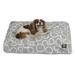 Majestic Pet | Fusion Shredded Memory Foam Rectangle Pet Bed For Dogs Removable Cover Gray Medium