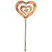 Heart Garden Stake-Spinning Kinetic Sculpture Yard Art Wind Spinner