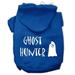 Mirage Pet Ghost Hunter Screen Print Pet Hoodies Blue with Cream Lettering XXXL