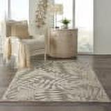 Nourison Aloha Indoor/Outdoor Natural 3 6 x 5 6 Area Rug (4x6)