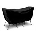 KoverRoos 71540 Weathermax 3 Pc Cafe Set Cover Black - 60 L x 30 W x 30 H in.