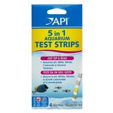 API 5-In-1 Test Strips Freshwater And Saltwater Aquarium Test Strips 4-Count