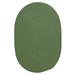 Colonial Mills 2 x 9 Moss Green Oval Handmade Braided Area Runner Rug