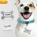 Petfactors Adjustable Dog Collar with Personalized Tags Custom Pets Collar DIY Name & Phone Number with Superior Material Durable & Comfy 10 Patterns