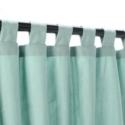 Sunbrella Spectrum Mist Outdoor Curtain with Tabs 50 in. x 96 in.