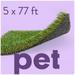 ALLGREEN Pet 5 x 77 FT Artificial Grass for Pet Dog Potty Training Indoor/Outdoor Area Rug