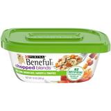 Purina Beneful Wet Dog Food for Adult Dogs High Protein Gravy Chopped Blends Lamb 10 oz Tubs (8 Pack)