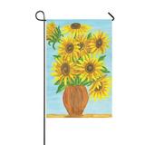 MYPOP Bouquet of Sunflower Garden Flag Banner 12 x 18 inch