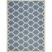 Safavieh Courtyard Blue Indoor Outdoor Rug - 4 x 5 7