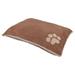 Aspen Pet Shearling Knife Edge Pillow Dog Bed Dark Tan 36 L x 45 W