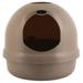 Petmate Booda Dome Plastic Enclosed Cat Litter Box with Dome Lid Covered Cat Litter Pan Titanium