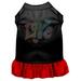 Mirage Pet Technicolor Love Rhinestone Pet Dress Black with Red XXL