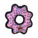 Tuffy Jr Gear Ring Pink Leopard Durable Dog Toy