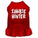 Mirage Pet 57-54 4XRD Zombie Hunter Screen Print Dog Dress Red - 4X