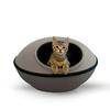 K&H Pet Products Mod Dream Pod Pet Bed Gray/Black 22 Inches Unheated