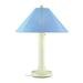 Patio Living Concepts 39644 Catalina Table Lamp 39644 with 3 in. bisque body and sky blue Sunbrella shade fabric - Bisque