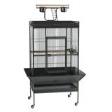 Prevue Pet Products Select Wrought Iron Bird Cage 30 x 22 x 63 Black