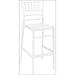 Compamia Chiavari 29.5 Outdoor Bar Stool in Glossy White