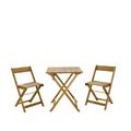 Linon Rockport Three Piece Square Table Set Multiple Colors