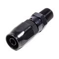 FRAGOLA #6 Str. x 1/4 MPT Hose End Black P/N - 190106-BL