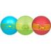 JW Pet Company iSqueak Ball Rubber Dog Toy Small Colors Vary 3 Pack