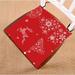 GCKG Christmas Chair Cushion Xmas Merry Christmas Reindeer Red Chair Pad Seat Cushion Chair Cushion Floor Cushion with Breathable Memory Inner Cushion and Ties Two Sides Printing 16x16 inch