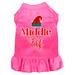 Mirage Pet Polyester & Cotton Middle Elf Holiday and Christmas Dog Dress Bright Pink 3XL