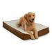 Happy Hounds Oscar Sherpa Orthopedic Dog Bed Latte Small (36 x 24 in.)