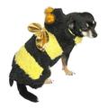 Plush Yellow Bee Dog Costume Bumblebee Pet Outfit XXS