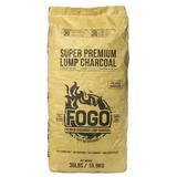 FOGO Super Premium Hardwood Lump Charcoal Natural Large Sized Lump Charcoal for Grilling and Smoking Restaurant Quality 35 Pound Bag