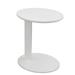 Oval C Shaped Table End Table White White