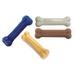 Dog Bone Chew Toys 4pc Set Dental Chicken Bacon Original Flavors Pick Kit Size (Wolf - 6 )