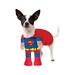 Classic with Superman Front Pet Superman Costume