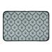 DII Bone Dry Small Microfiber Pet Mat for Food Water Treats 12x18 Ultra-Absorbent & Machine Washable Food Mat for Dogs and Cats-Gray Lattice Paw