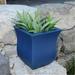 Mayne Valencia 16 x 16 x 18 Square Polyethylene Planter - Neptune Blue