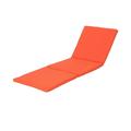 Joyce Outdoor Weather Resistant Chaise Lounge Cushion Orange