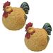 Design Toscano Roly-Poly Ball of Chicken Statues: Set of Two