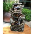 Fountain Cathedral Waterfall Cascading Garden Sculpture by Xoticbrands - Veronese Size (Large)