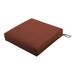 Classic Accessories RavennaÂ® Square Patio Seat Cushion Slip Cover & Foam - Durable Outdoor Cushion Spice 25 W x 25 D x 5 Thick