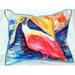 Betsy Drake HJ067 Spoonbill Large Indoor-Outdoor Pillow 16 in. x 20 in.