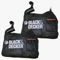 Black and Decker LSWV36 Blower 2 Pack Of Replacement Leaf Bags # 90582359-2PK