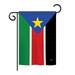 Breeze Decor BD-CY-GS-108296-IP-BO-D-US15-BD 13 x 18.5 in. South Sudan Flags of the World Nationality Impressions Decorative Vertical Double Sided Garden Flag Set with Banner Pole