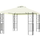 Costway 2 Tier 10 x10 Patio Gazebo Canopy Tent Steel Frame Shelter Awning