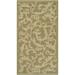 SAFAVIEH Courtyard Kevin Floral Indoor/Outdoor Area Rug 2 x 3 7 Olive/Natural