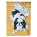 Carolines Treasures MH1034GF Japanese Chin Black White Play Flag Garden Size Garden Size multicolor