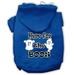 Mirage Pet 62-163 SMBL Here for the Boos Screenprint Dog Hoodie Blue - Small
