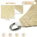 Sunshades Depot 23 x 24 Sun Shade Sail Rectangle Permeable Canopy Beige Custom Size Available Commercial Standard