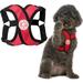 Gooby Comfort X Step-In Harness - Red Large - Breathable Lightweight and Wrinkle Free Mesh Harness with Patented Choke-Free X Frame for Small Dogs and Medium Dogs