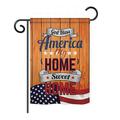 Breeze Decor H111075-BO America My Home Americana Patriotic Impressions Decorative Vertical 28 x 40 Double Sided House F